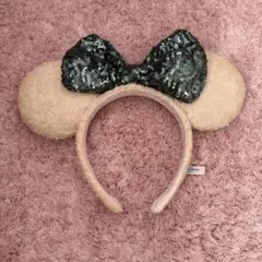 ミッキーマウス型スパンコールカチューシャ