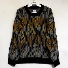 【驚愕破格・名作】Polar Skate Co. 総柄ニットセーター L