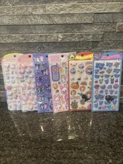 うるちゅるポップシール/コットンパフィー/平成はっぴーフォン/ビジューシール