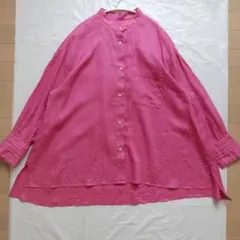 UNITED ARROWS リネンスキッパーシャツ ピンク 40 長袖 - メルカリ
