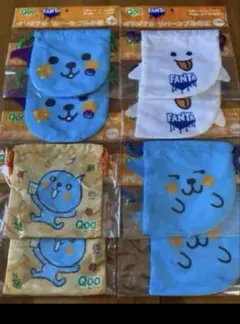 Qooキャラクター ポーチ 8個セット