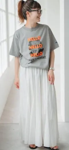 スピック＆スパン別注オブラダHELLOTシャツのサムネイル