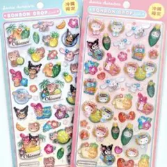 正規品 サンリオ 沖縄限定 ボンボンドロップシール 2枚セット