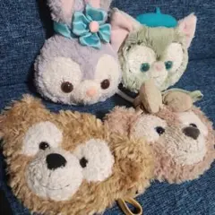 ダッフィー シェリーメイ ステラルー 首かけポーチ