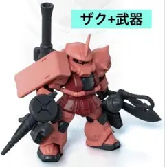 【シャア専用ザクII+武器】モビルスーツアンサンブル30