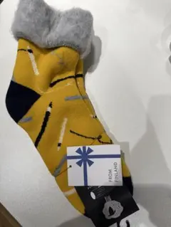 【新品未使用】モコモコソックス Mサイズ イエロー