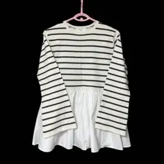 オペークドットクリップ ニットトップス