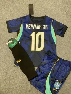 140cmブラジル代表　ネイマール　子供サッカーシャツソックスセット