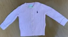 ラルフローレンralph lauren ケーブルニット　コットンカーディガン