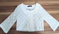 ボレロ　カーディガン　女の子　フォーマル　礼服　発表会　120〜130cm