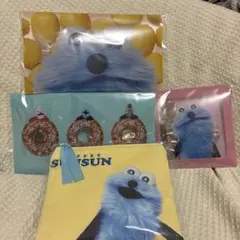 パペットスンスン　ポーチギフト、ファイルケース３種　セット