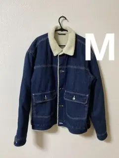 M☆大人気☆デニムジャケット ボア襟