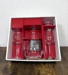 HOYA CRYSTAL ホヤクリスタル デカンタ ワイングラス 2脚セット