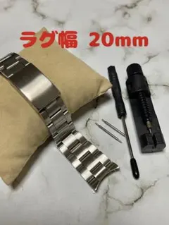 【20mm】オイスターブレス 無垢材ステンレスベルト ３連ブレス MODのサムネイル