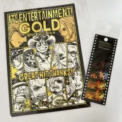 ワンピース フィルム ゴールド サイン 特典 GOLD