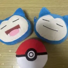 ポケモン　ポケットモンスター　カビゴン　モンスターボール　ポーチ　セット