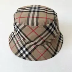 ①近年モデル✨BURBERRY バーバリー　ハット　帽子　Lサイズ　ノバチェックのサムネイル