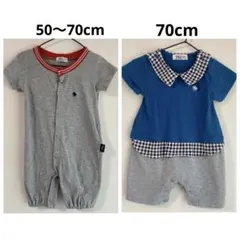 【2点セット】polo baby ポロベビー ロンパース ベビー服 半袖のサムネイル