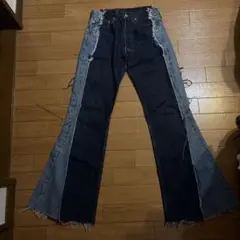 denim リメイク デニム xu dog y2k - メルカリ