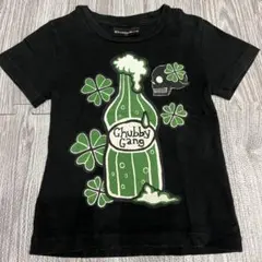 CHUBBYGANG ブラックTシャツ 100cmのサムネイル