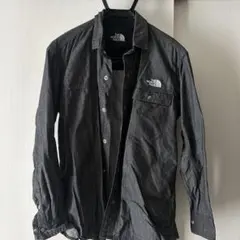 THE NORTH FACE ダークグレー 長袖シャツ