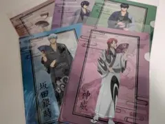 銀魂 吉原大炎上 A4メタリッククリアファイル 5種セット（送料分お得品）