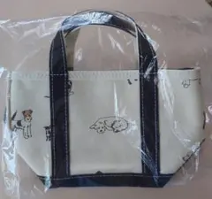 TEMBEA トートバッグ 犬柄 キャンバス