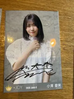 小澤愛実 愛が痛かった MV衣装 直筆 生写真 ニアジョイ ≒JOY ヨリ