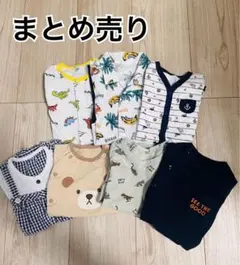ロンパース7点セット　夏服　50-80 半袖　子ども服　ベビー服　ロンパース
