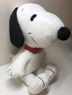 スヌーピー ぬいぐるみ 未使用 新品 美品 タグ付き レア 希少 中型 赤い首輪