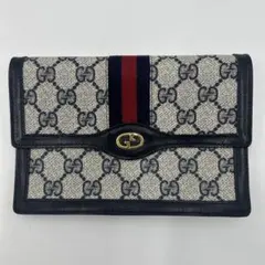 GUCCI GGスプリーム シェリーライン クラッチバッグ　セカンドバッグ