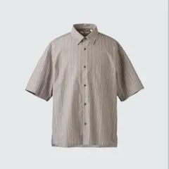 ユニクロC ブロードオーバーサイズシャツ　ストライプ　XL