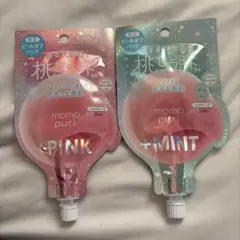 momo puri ピンク＆ミント フェイスパック