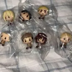 一番くじ進撃の巨人　G賞ちょこのっこ　7種セミコンプ