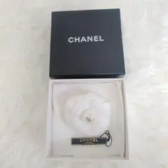 CHANELシャネル カメリアコサージュ ブローチ シルク ホワイト 卒業