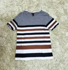 H＆M メンズLサイズ ボーダーTシャツのサムネイル