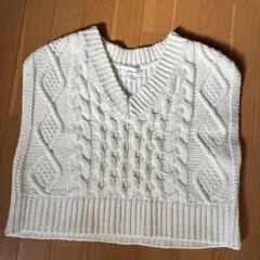 新品　Mila Owen アイボリー ノースリーブニット