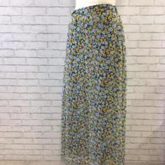 3.12 h359 フィフス ロング丈スカート M 花柄