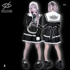 KRY CLOTHING「SINKEITU」ワンピース ブラック