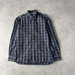 H*送様 18077 トミーヒルフィガー 刺繍ロゴ チェック柄 長袖シャツ