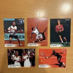 NETPRO テニスカード　アガシ　セリーナウィリアムス