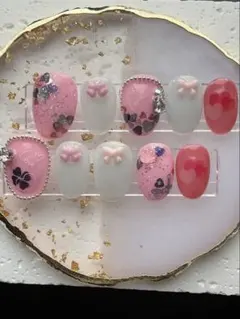 送料無料！現品ネイルチップ 10個セット、サイズ「1.5.3.4.7」