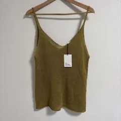 タグ付き　新品未使用　ZARA サマーニット　キャミ　重ね着　Mのサムネイル