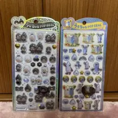 k*o様 正規品 モンチッチ 白黒 スンスン うるちゅる シール 2枚セット