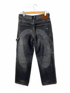 EVISU 大黒 W34 ブラック クロップド テーパード デニム エヴィス 