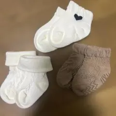 シンプル靴下3足セット