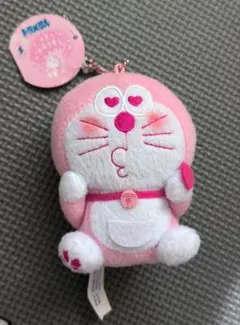 【希少・タグ付き】さくらドラえもん マスコット ぬいぐるみ（目がハート）