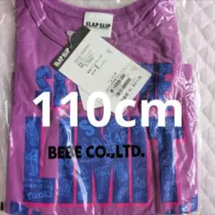 110cm☆SLAP SLIP ノースリーブ Tシャツ パープルのサムネイル