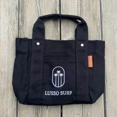 正規品　LUSSO SURF ヤシの木　マルチポケットトートバッグ　ブラックのサムネイル
