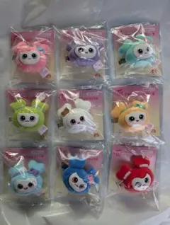 GiGO限定 TWICE ぬいぐるみヘアピン 9種コンプリートセット